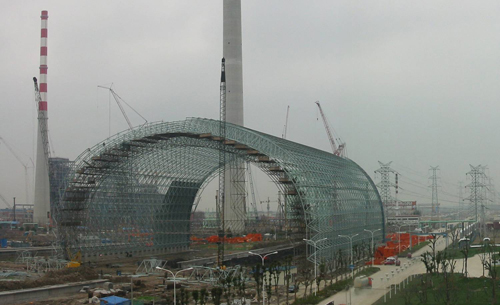 發電廠球形網架
